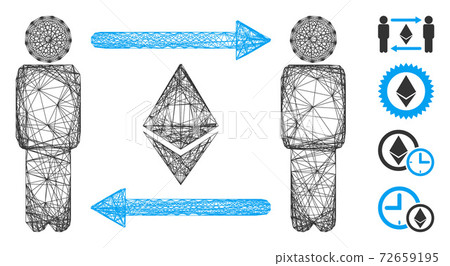 Net People Exchange Ethereum Crystal Vector Mesh Net People Exchange Ethereum Crystal Vector Mesh 72659195