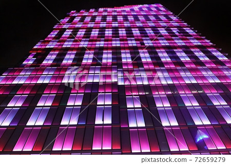 Night illumination of Brussels skyscrapers Night illumination of Brussels skyscrapers 72659279