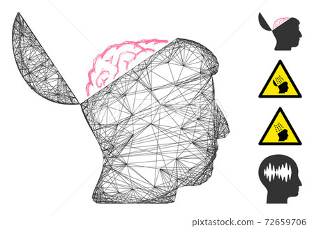 Net Open Mind Vector Mesh 72659706