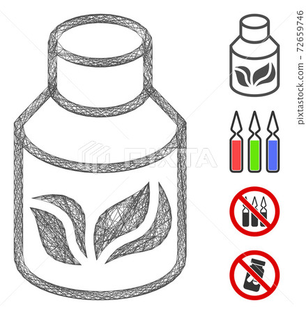 Net Natural Drugs Vector Mesh 72659746