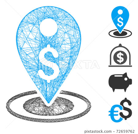 Network Money Place Vector Mesh Network Money Place Vector Mesh 72659762