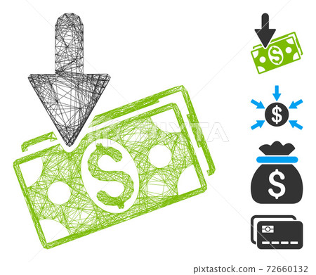 Net Income Vector Mesh Net Income Vector Mesh 72660132