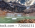 Iceberg Lake at the foot of Mount Edith Cavell 72660231