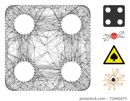 Net Dice Vector Mesh Net Dice Vector Mesh 72660873