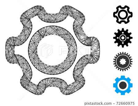 Network Cog Vector Mesh Network Cog Vector Mesh 72660975