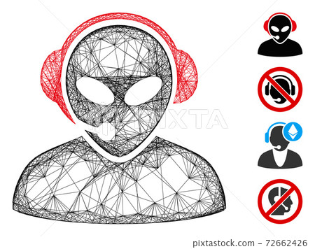 Net Alien Call Center Vector Mesh Net Alien Call Center Vector Mesh 72662426