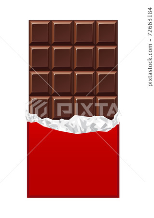 插圖材料：巧克力板巧克力 72663184