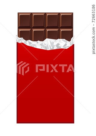 插圖材料：巧克力板巧克力 72663186