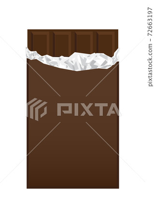 Illustration material: Chocolate chocolate bar 72663197