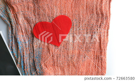 Valentine's Day background. Gifts, confetti, Valentines day concept. Flat lay, top view, copy space, Banner background. Valentine's Day background. Gifts, confetti, Valentines day concept. Flat lay, top view, copy space, Banner background. 72663580