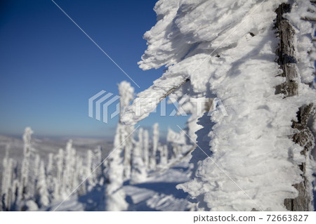 wind and weather shaped abstract snow sculpture wind and weather shaped abstract snow sculpture 72663827