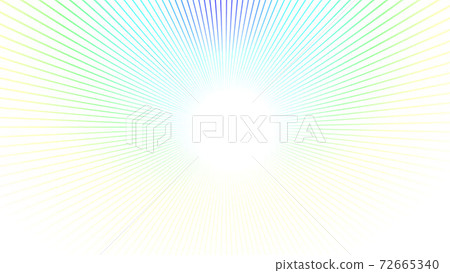 Concentrated line-rainbow color near future image 72665340