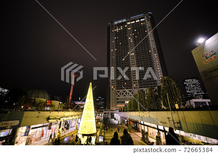 日本東京城市景觀，東京巨蛋飯店等 72665384