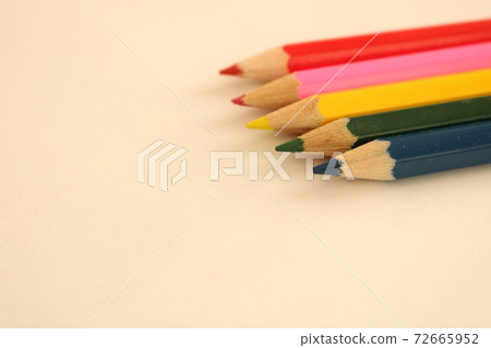 Colorful colored pencil Colorful colored pencil 72665952