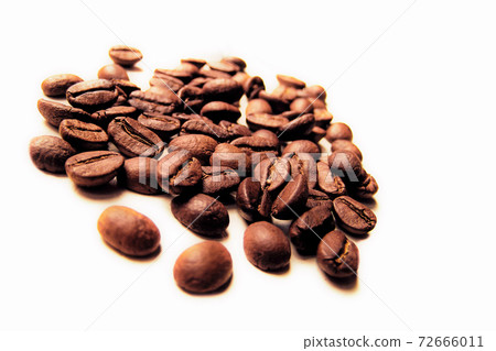 Roasted Coffee Bean, White Background, Coffee Crop, Cut Out, Caffeine 72666011