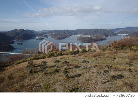 岡山縣湯立立山風景 72666750