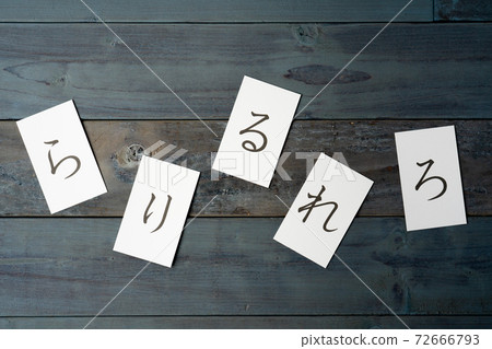 Rarirurero Hiragana 72666793