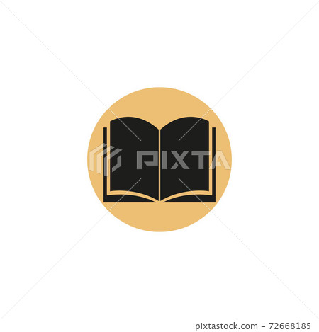 Book icon isolated on white background. eps10 Book icon isolated on white background. eps10 72668185
