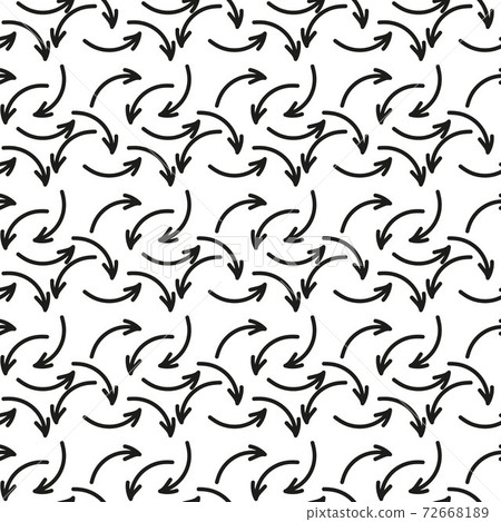 Doodle arrow set collection of hand drawn elements Doodle arrow set collection of hand drawn elements 72668189