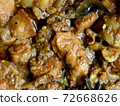 Tasty pork meat curry prepared in Kerala style 72668626