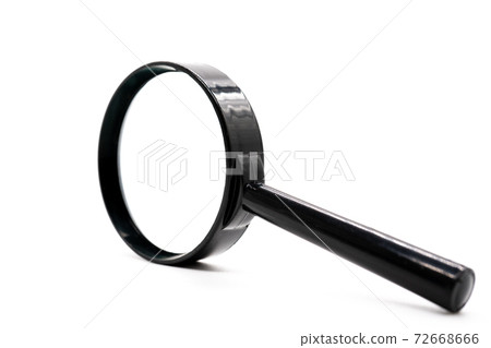 放大鏡白色背景 72668666