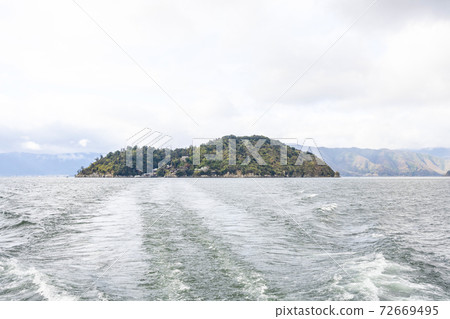 從琵琶湖遊船上看到的武生島 72669495