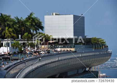 View from Marina Bay Sands Observation Deck (Infinity Pool) 72670430