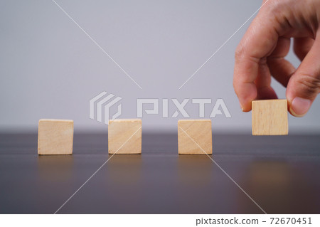Close up shot of  empty wooden blocks. 72670451