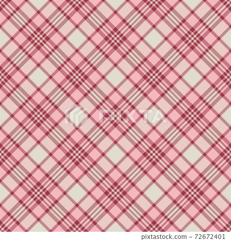 Plaid seamless pattern. Vector background of textile ornament. Flat fabric design. 72672401