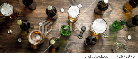 Beer background. Fresh beer. Beer background. Fresh beer. 72672979