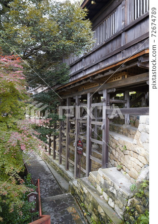 Appearance of the Important Cultural Property "Ship Corridor" at Hogonji Temple on Chikubu Island 72674789