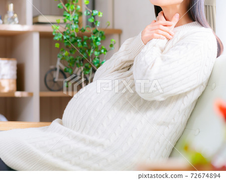 Pregnant women who suppress their throat Various illnesses 4: 3 Pregnant women who suppress their throat Various illnesses 4: 3 72674894