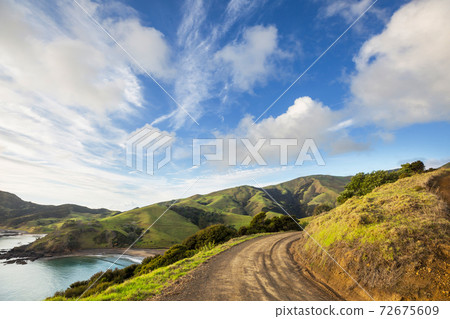 Road in coast 72675609