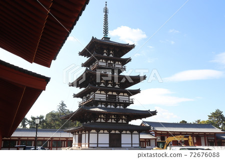 奈良市奈良市八國寺東塔世界遺產 72676088