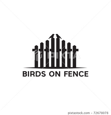 Home fence logo design template 72678078
