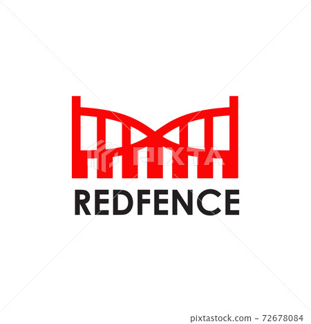 Home fence logo design template Home fence logo design template 72678084