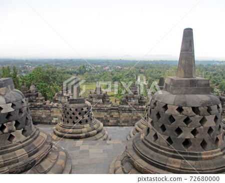 Scenery seen from Borobudur Temple (Indonesia) 72680000