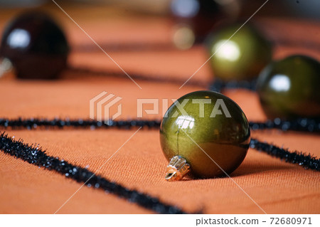 Shiny green ball Shiny green ball 72680971