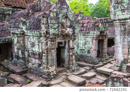 Preah Khan temple in Angkor Wat Preah Khan temple in Angkor Wat 72682291