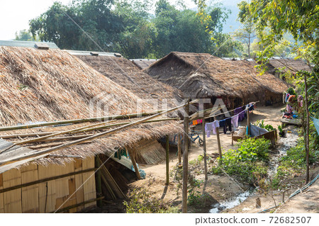 Long necked village near Chiang Rai Long necked village near Chiang Rai 72682507