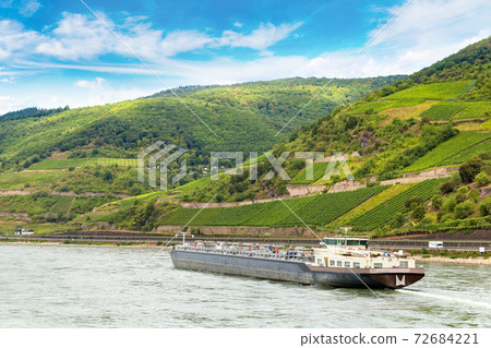 Romantic Rhine valley in Germany 72684221