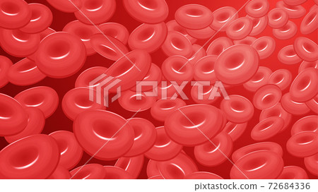 紅血球的背景圖示_blood flow_red_16：9 72684336