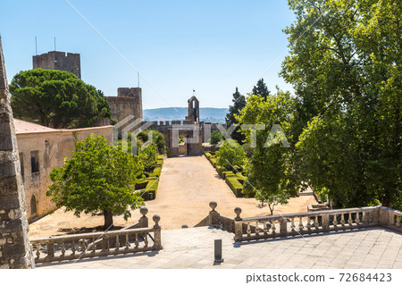 Medieval Templar castle in Tomar Medieval Templar castle in Tomar 72684423