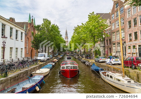 Canal in Amsterdam Canal in Amsterdam 72684694
