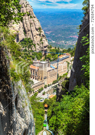 Montserrat funicular railway 72684794