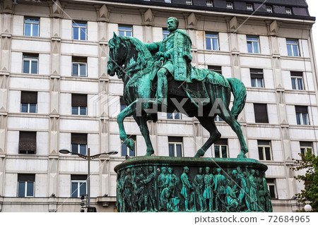 Prince Michael statue in Belgrade 72684965