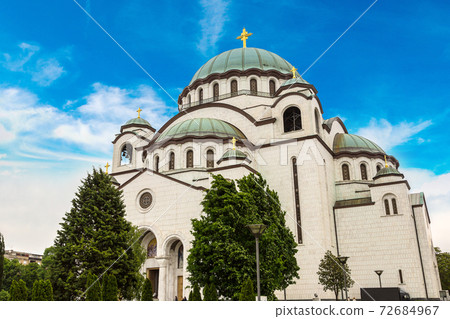 Orthodox church of Saint Sava in Belgrade, Serbia 72684967