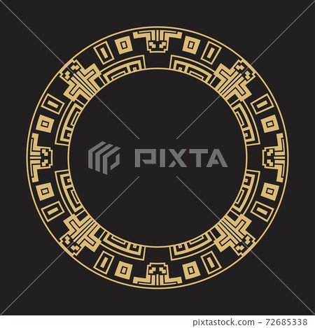 Geometric circular stylish frames. - Stock Illustration [72685338] - PIXTA