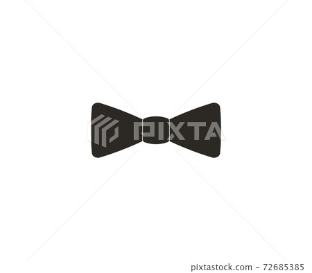 Bow tie, dress code icon. Vector illustration. 72685385