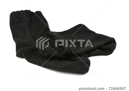 Pair of new unisex black stretch sport thermo sock. 72686807